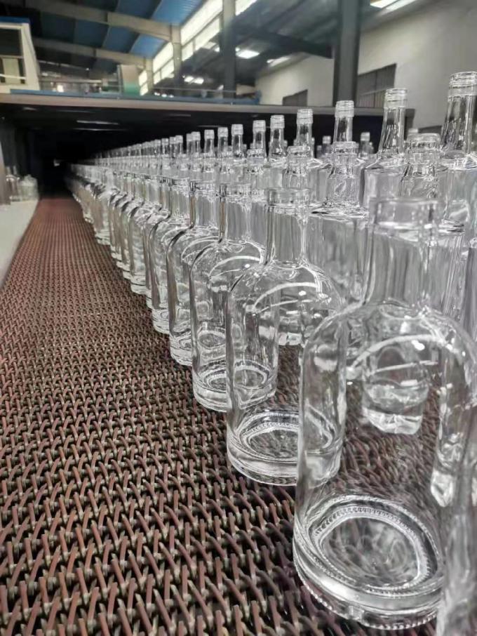 저렴한 가격750ml 플린트 유리 술 병 주문 인쇄 칵테일 위스키 럼 6
