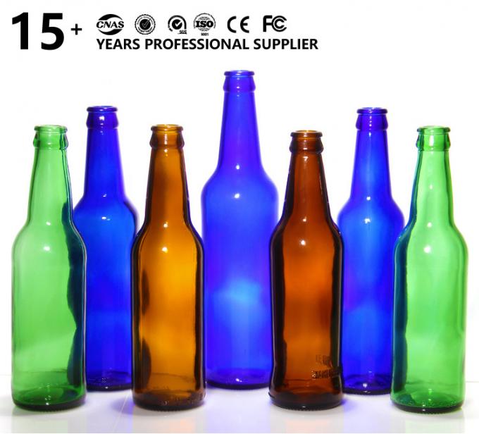 소매 빈 330ml 33cl 12oz 소다 또는 주스 뚜?? 이 있는 맑은 맥주 유리 병 0