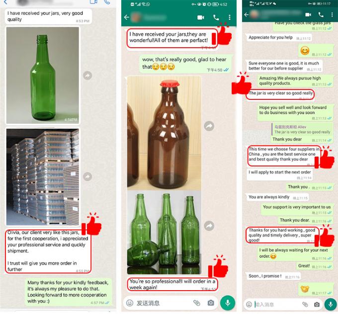 재활용 할 수 있는 코로나 12 온스 유리 맥주 병 맑은 비어 쥬스 9