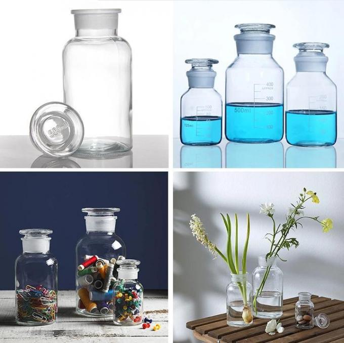 50ml 1000ml 둥근 갈색 유리 약병 병 약병 병 2