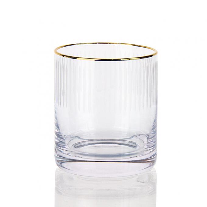 회전 가능한 와인 크리스탈 글래스 텀블러 구식 바 바 370ml ODM 0