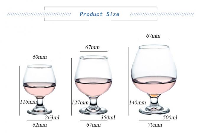 140ml 작은 맑은 브랜디 컵 유리 결정 맥주 잔 0