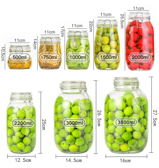 고품질 캔 4oz 8oz 10oz 12oz 16oz 25oz 32oz Glass Mason Jar 6