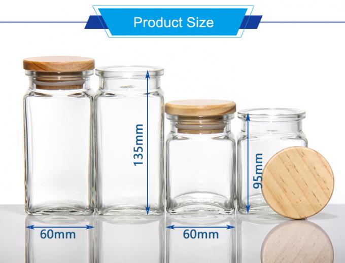 100ml 빈 유리 커피 잔 쿠키 설탕 차 푸딩 꿀 용기 1