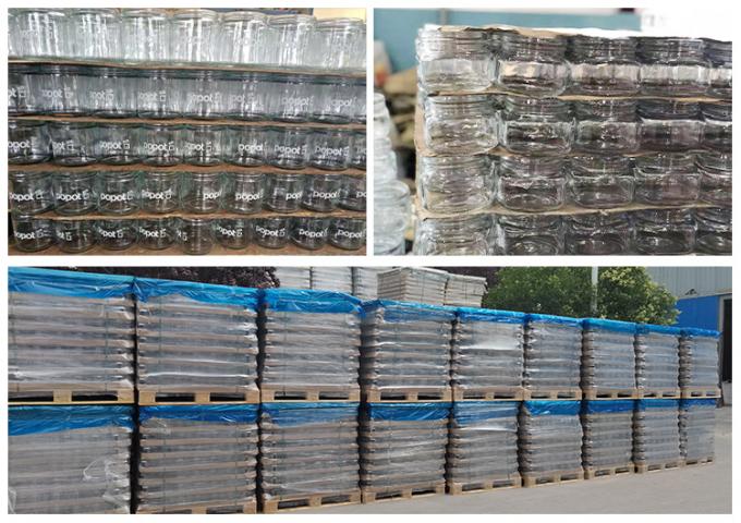 주문 고품질 370ml 500ml 꿀 저장 유리 음식 잔 저장 13