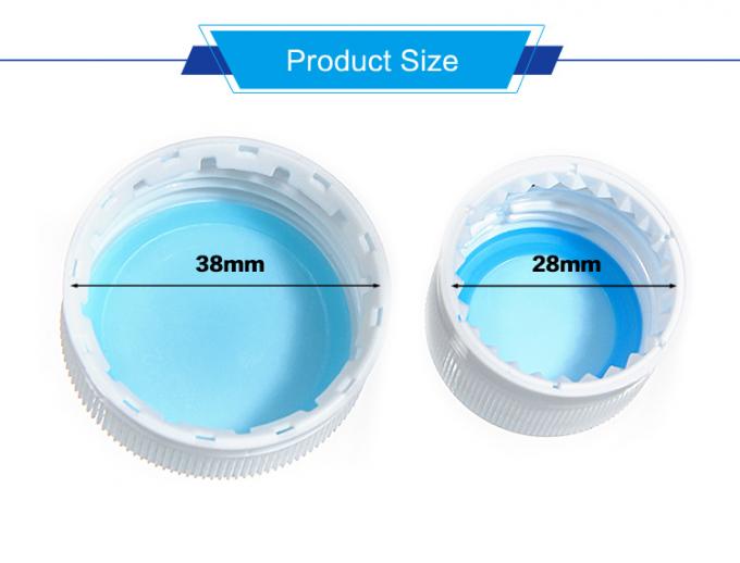 맞춤형 모양 28mm 스파킹 탄산 탄소 음료 PP 음료 병용 플라스틱 CSD 캡 1