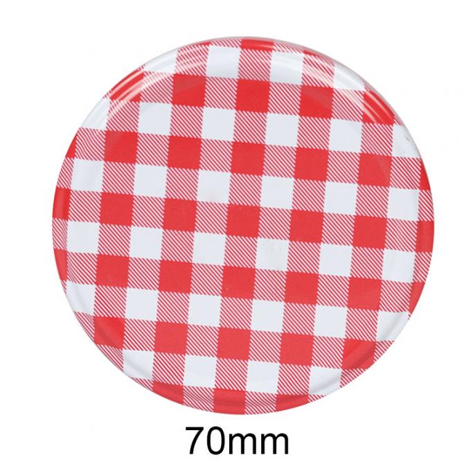 식품 패키지 20mm 38mm 48mm 63mm 맞춤 디자인 유리 병에 대한 금속 럭 캡을 돌립니다 10