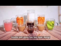 도매 가격 쌍벽 유리 병