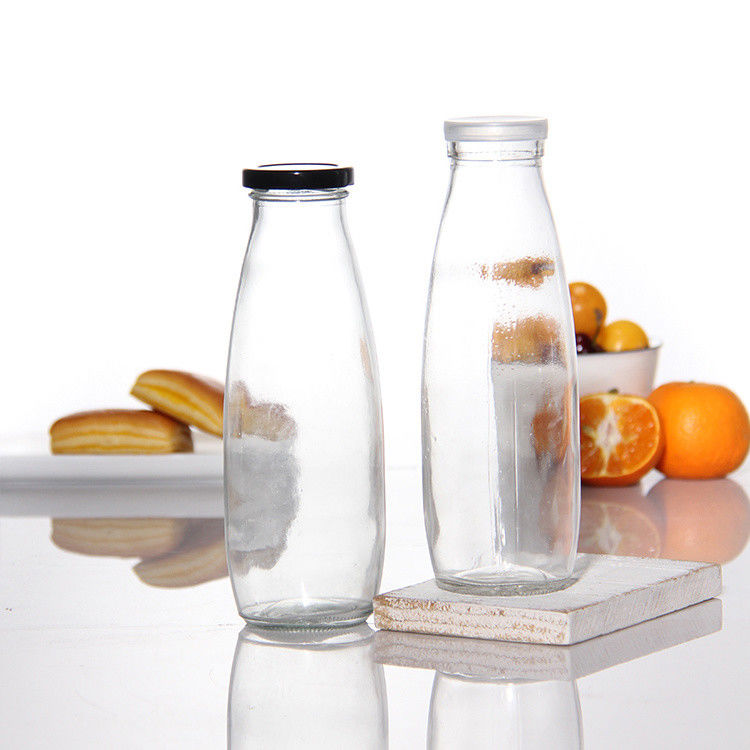 고품질 250ml 300ml 500ml 750ml 1L 유리 소스 병 금속 뚜?? 과 플라스틱 뚜??