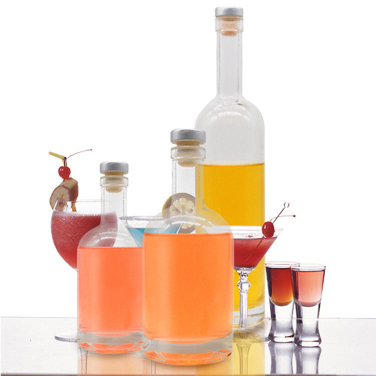 테킬라 슈퍼 플린트 스피릿 유리 술 병 바탑 코크 750ml