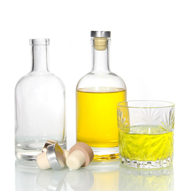 테킬라 슈퍼 플린트 스피릿 유리 술 병 바탑 코크 750ml