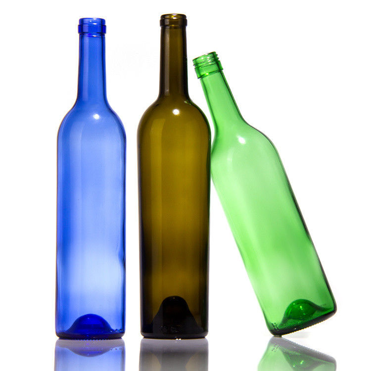 럭셔리 제조업체 375ml 750ml 레드 와인 병 어두운 녹색 뚜?? 이 있는 빈 유리 병