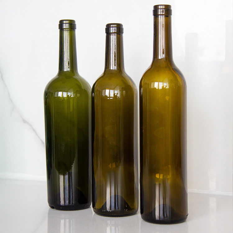 ODM 컬러 글래스 와인 병 500ml 700ml 750ml 1500ml