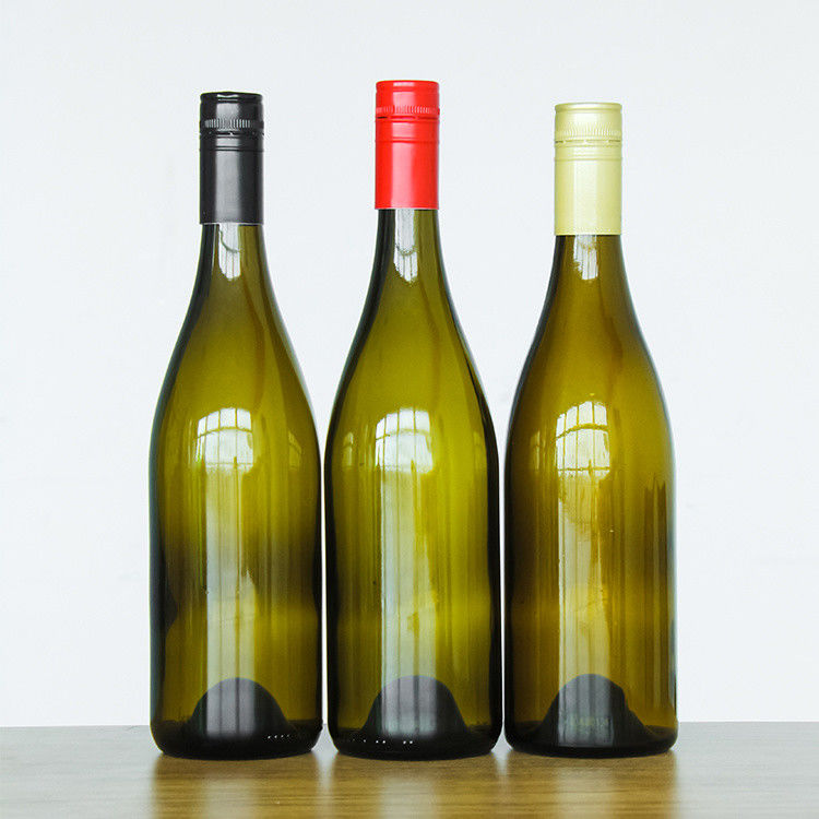 둥근 빈 위스키 보드카 유리 500ml 750ml 맑은 얼음 유리 와인 병 얼음 와인 병 술 병