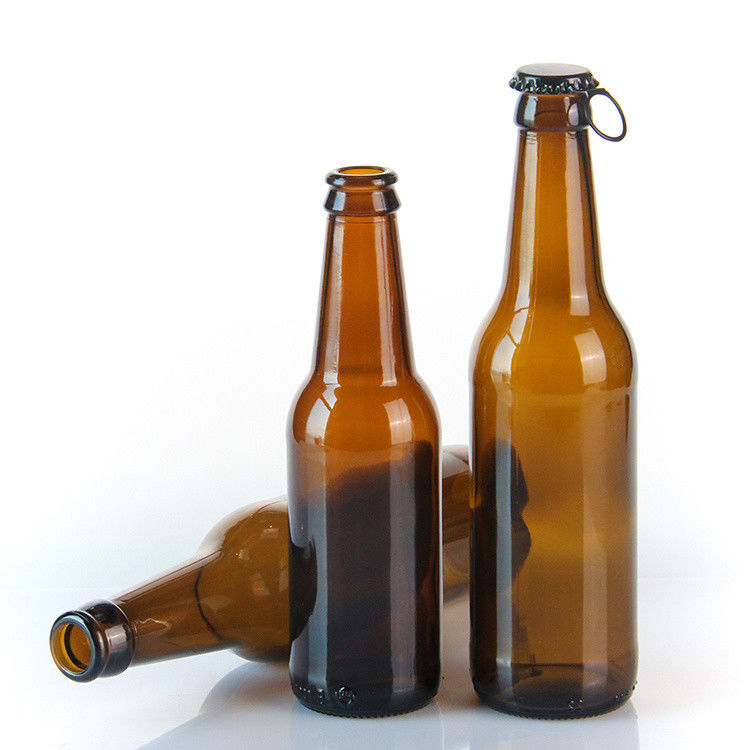 유리 음주 병 검은 선명한 유리 와인 병 500ml 와이스키 샴페인 맥주 브랜디 750ml