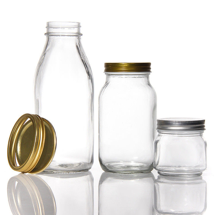 패션 고품질 500ml 750ml 저장 유리 용기 나선 뚜?? 이 있는 유리 잔