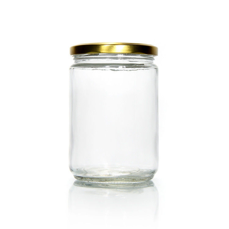 고품질 45Ml 100Ml 150Ml 350Ml 450Ml 공기 밀착 된 부엌 음식 금속 뚜?? 이있는 유리 병