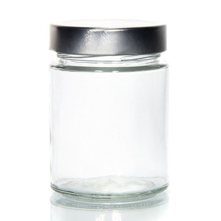 열 저항 둥글 45ml 5Oz 6Oz 8Oz 헤르메틱 유리 저장 용기