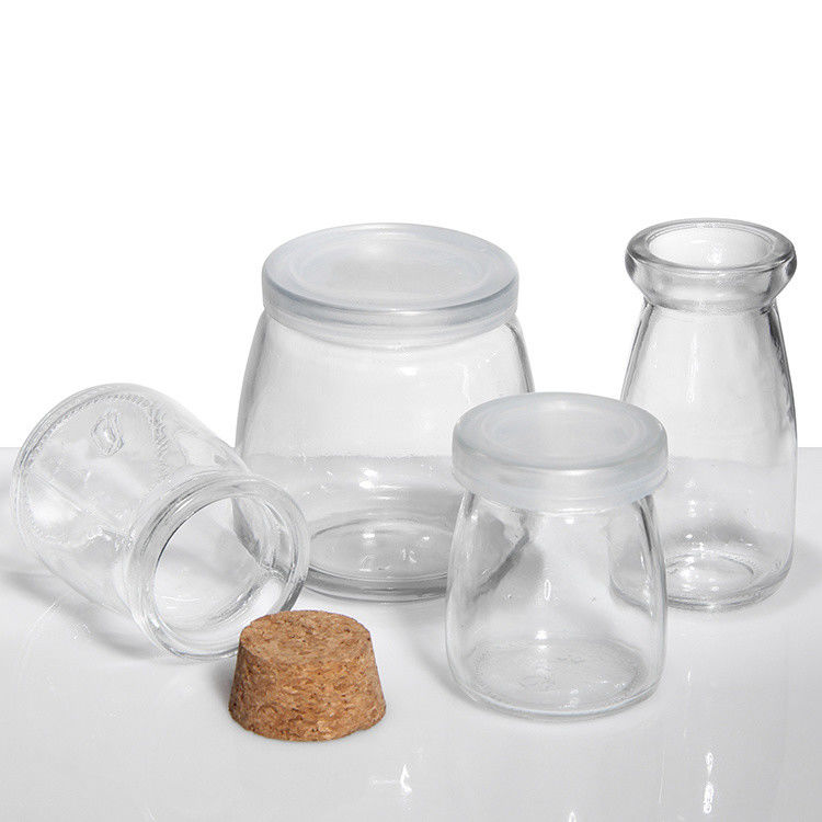 OEM 유리 푸딩 병 향신료 병 코크 뚜?? 50ml 100ml 150ml