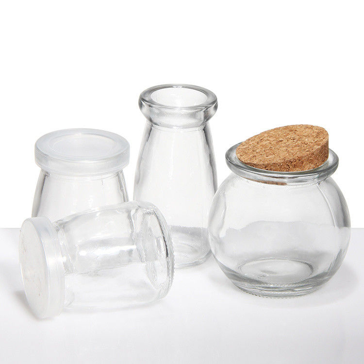 OEM 유리 푸딩 병 향신료 병 코크 뚜?? 50ml 100ml 150ml