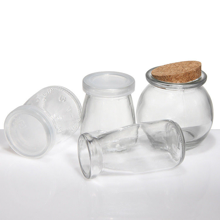 OEM 유리 푸딩 병 향신료 병 코크 뚜?? 50ml 100ml 150ml