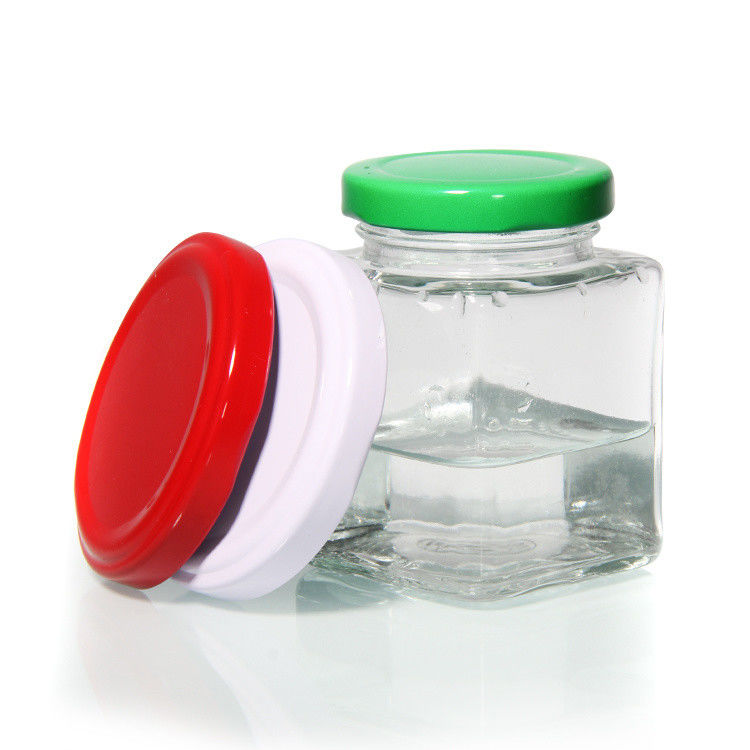 식품 패키지 20mm 38mm 48mm 63mm 맞춤 디자인 유리 병에 대한 금속 럭 캡을 돌립니다