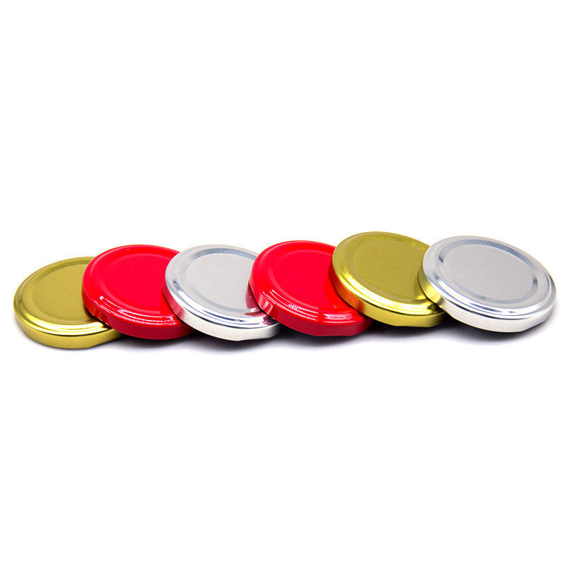 공장 가격 병 밀봉 38mm 목 유리 꿀 용기 밀봉 된 금속 진판 럭 캡