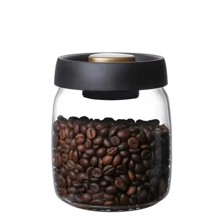 500ml 보로 실리케이트 유리 커피 잔 커피 콩 및 부엌 보관