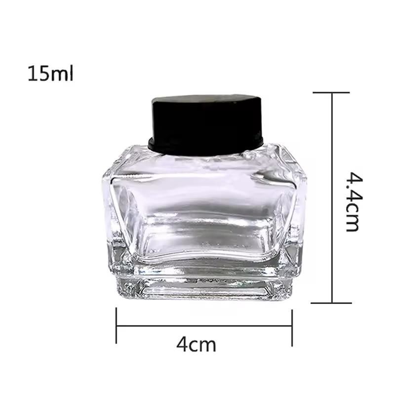 25ml 맞춤식 고대 잉크 병 빈 빈 뱅테지 유리 잉크 병