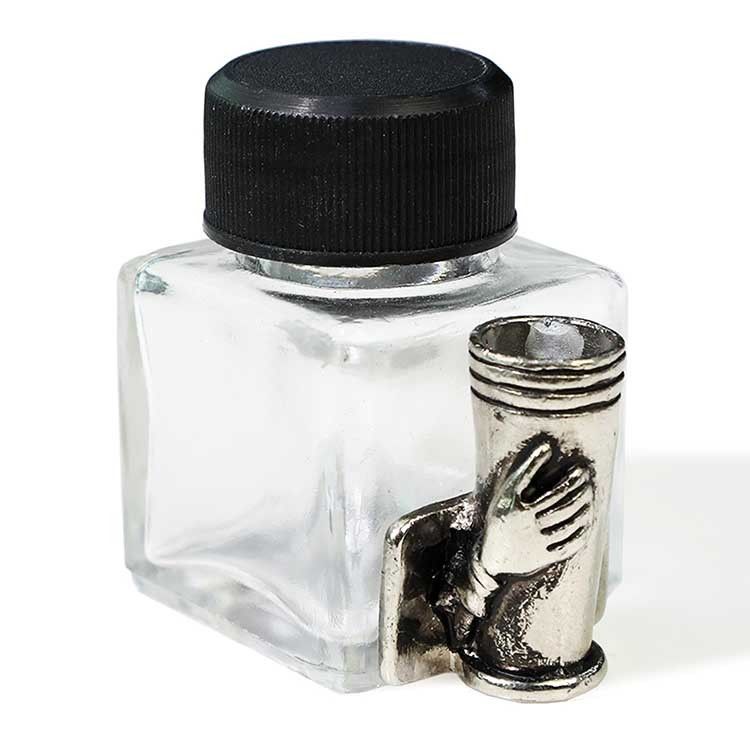 25ml 맞춤식 고대 잉크 병 빈 빈 뱅테지 유리 잉크 병
