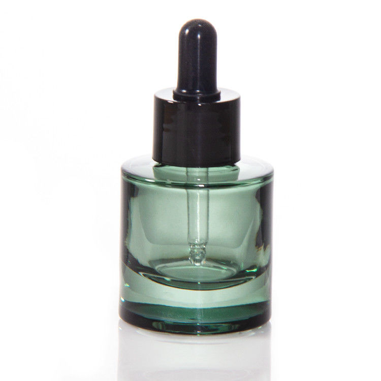 화장품 피부 관리 패키지 20ml 30ml 실린더 맑은 앰버 헤어 에센셜 오일 세럼 유리 방울병
