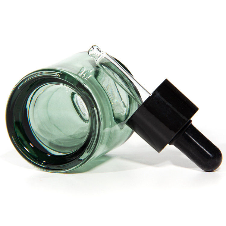 화장품 피부 관리 패키지 20ml 30ml 실린더 맑은 앰버 헤어 에센셜 오일 세럼 유리 방울병