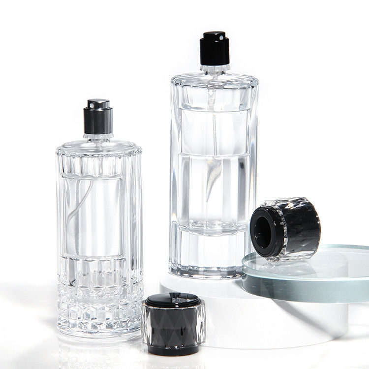 사용자 지정 로고 우아한 조각 장식 빈 50ML 유리 병 고급 향수 병