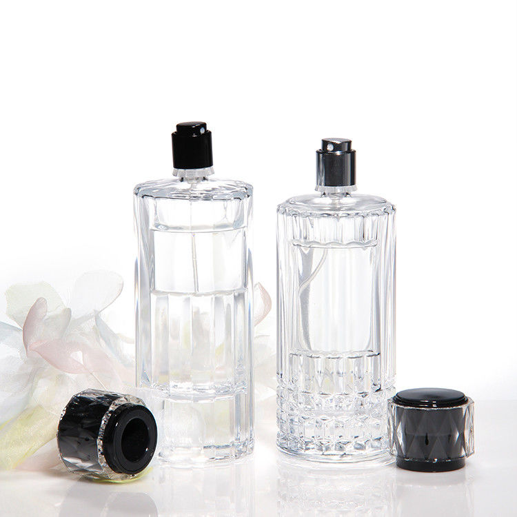 사용자 지정 로고 우아한 조각 장식 빈 50ML 유리 병 고급 향수 병