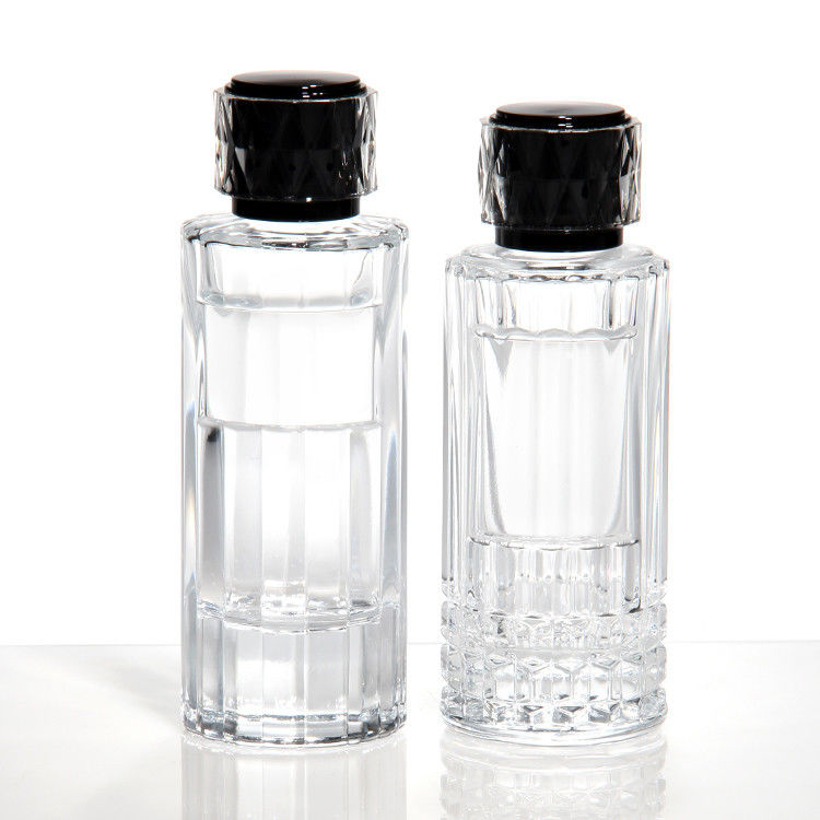 사용자 지정 로고 우아한 조각 장식 빈 50ML 유리 병 고급 향수 병