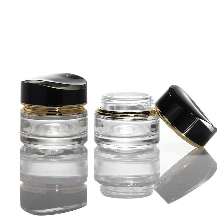 고급 100ml 120ml 200ml 유리 로션 병 화장품 향수 기름 크림 로션 투명 두꺼운 벽