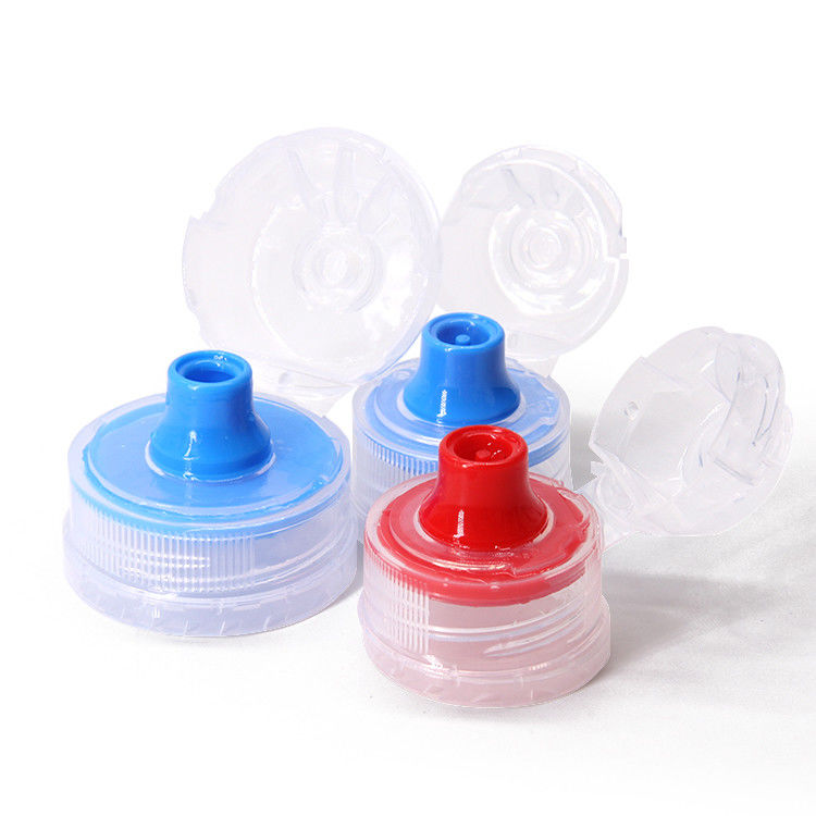 고품질 플라스틱 캡 28mm 38mm 스포츠 물병 플라스틱 플립 톱 캡