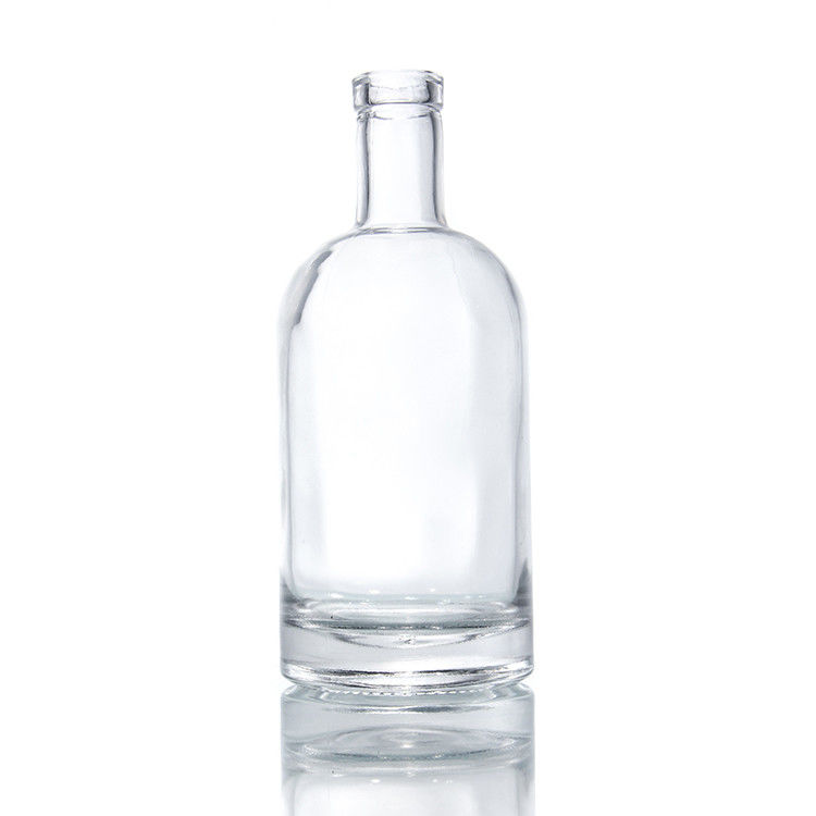 유리병 공급자 25oz Kombucha를 위한 무거운 기본 병 750ml 맑은 보르도 유리 와인 병