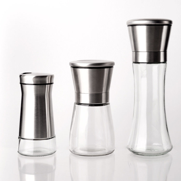 빈 부엌 4oz 120ml 유리 향신료 보관 용기 뚜?? 이 있는 유리 향신료 잔