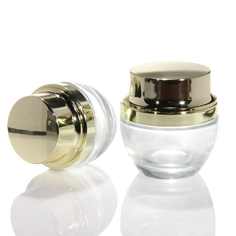 크림 유리 용기 도매 5Ml 10Ml 15Ml 20Ml 30Ml 50Ml 화장품 머리 크림 유리 용기 덮개