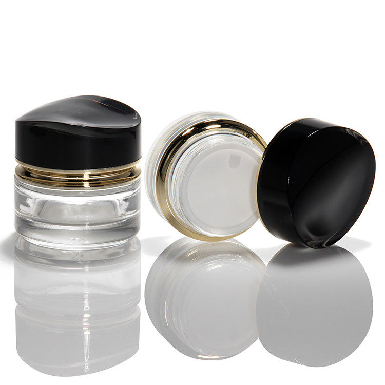 고급 유리 크림 병 50g 30ml 빈 피부 유리 크림 병 뚜?? 이 있는 화장품 병