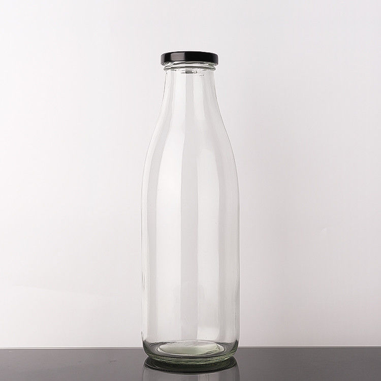 무료 샘플 100Ml 200Ml 350Ml 패스터리화 냉정 양조 차 우유 금속 뚜?? 이 있는 유리 병