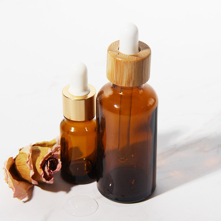 에센셜 오일 15ml 30ml 60ml 빈 자외선 금 코팅 술 유리 방울 병