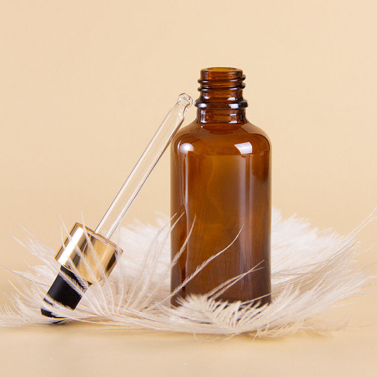 에센셜 오일 15ml 30ml 60ml 빈 자외선 금 코팅 술 유리 방울 병