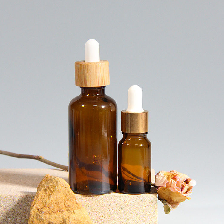 에센셜 오일 15ml 30ml 60ml 빈 자외선 금 코팅 술 유리 방울 병