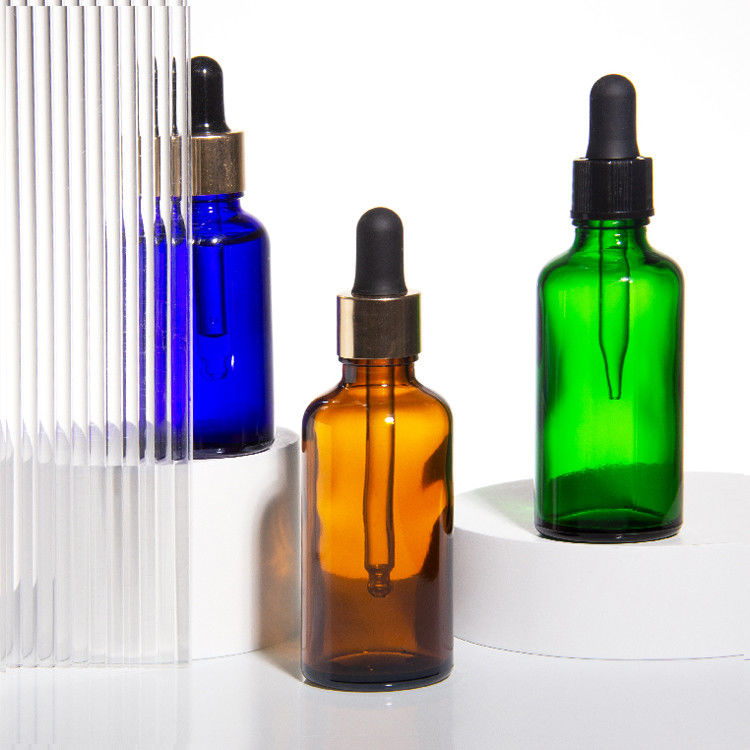 10ml Frosted Matte Amber 에센셜 오일 유리 병 및 유방 에센셜 오일 병