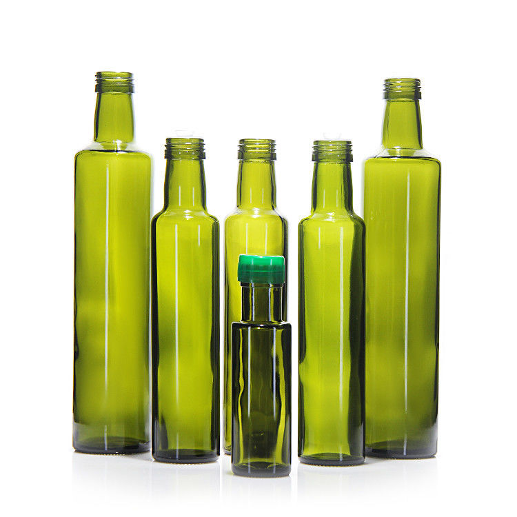 식품용 250Ml 500Ml 750Ml 맑은 둥근 마라스카 유리 올리브 오일 병