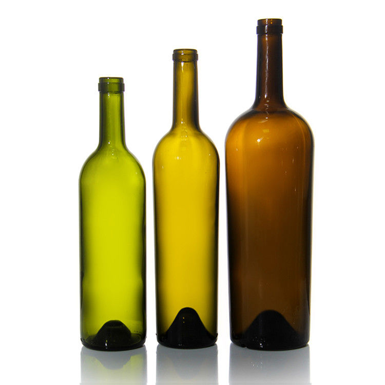 맞춤 라벨 500 Ml 750 Ml 얼음 맑은 검은 원형 와인 와인 결혼식 병