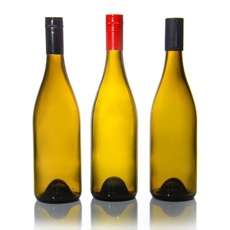 맞춤 라벨 500 Ml 750 Ml 얼음 맑은 검은 원형 와인 와인 결혼식 병