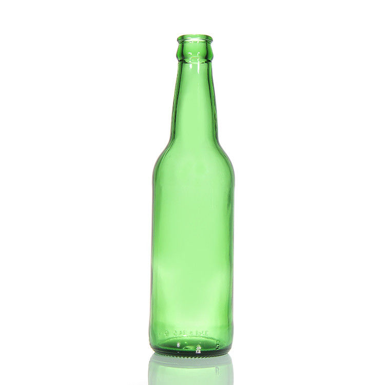 330ml 11oz 높은 플린트 맑은 소다 물 빈 병 크라운 캡과 함께 대량 포장